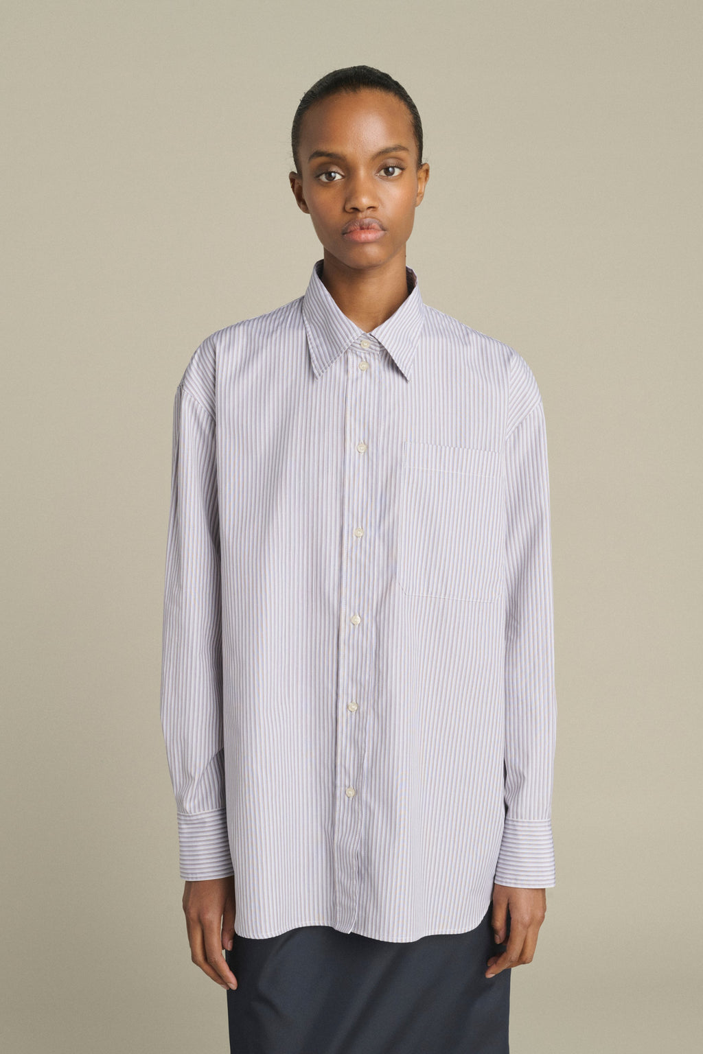 Chemise oversize à poche