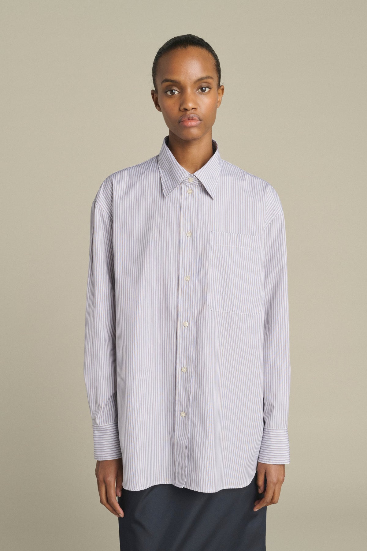 Chemise oversize à poche