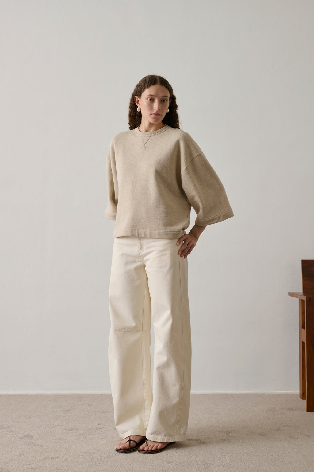 Sweatshirt en molleton