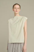 Blouse sans manches à rayures