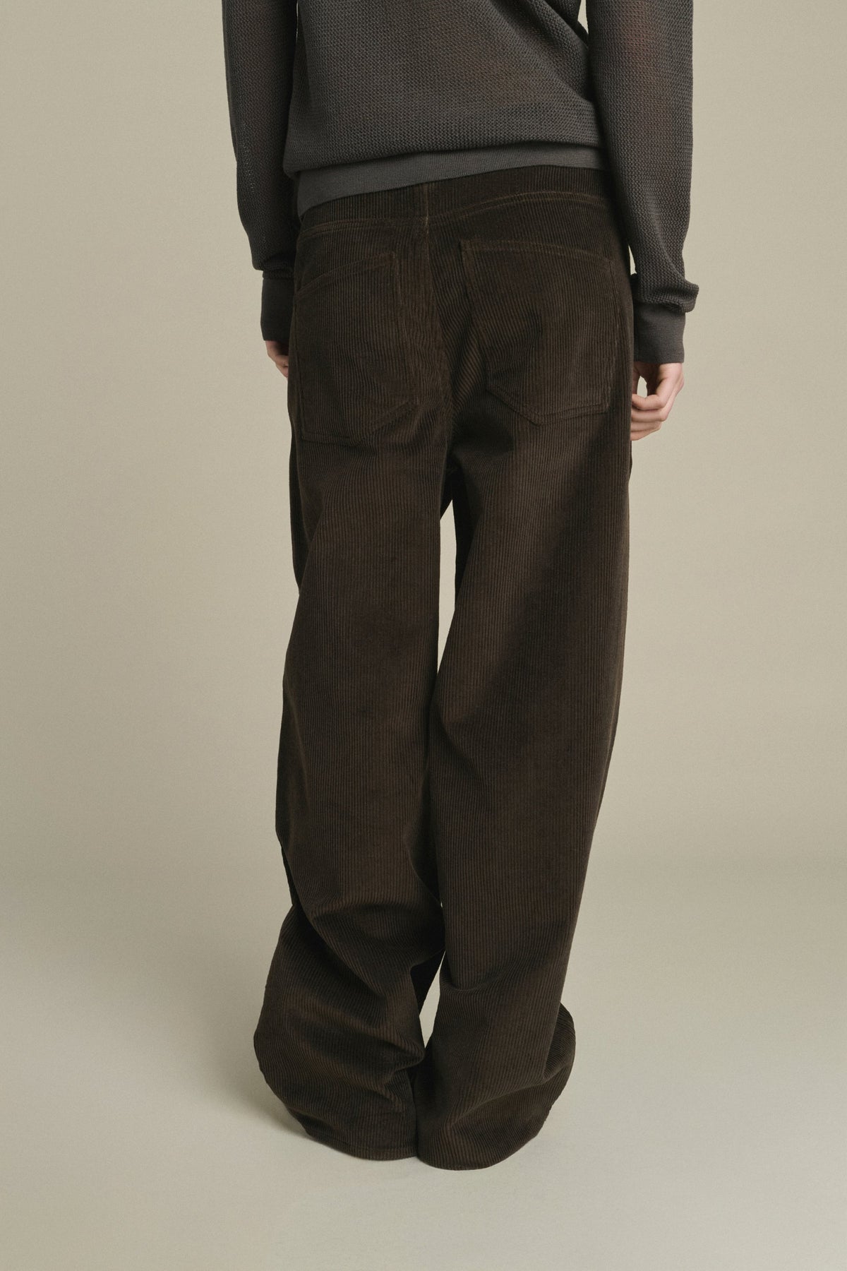 Pantalon en velours 500 raies