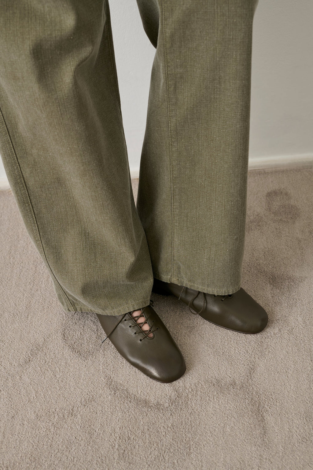 Derbies souples en cuir