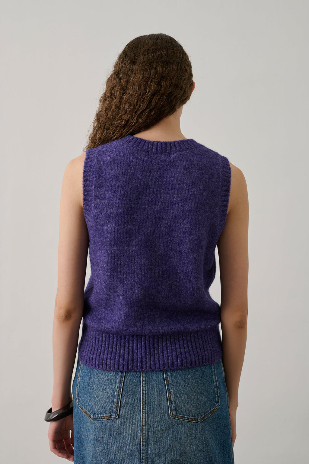 Pull en alpaga et laine