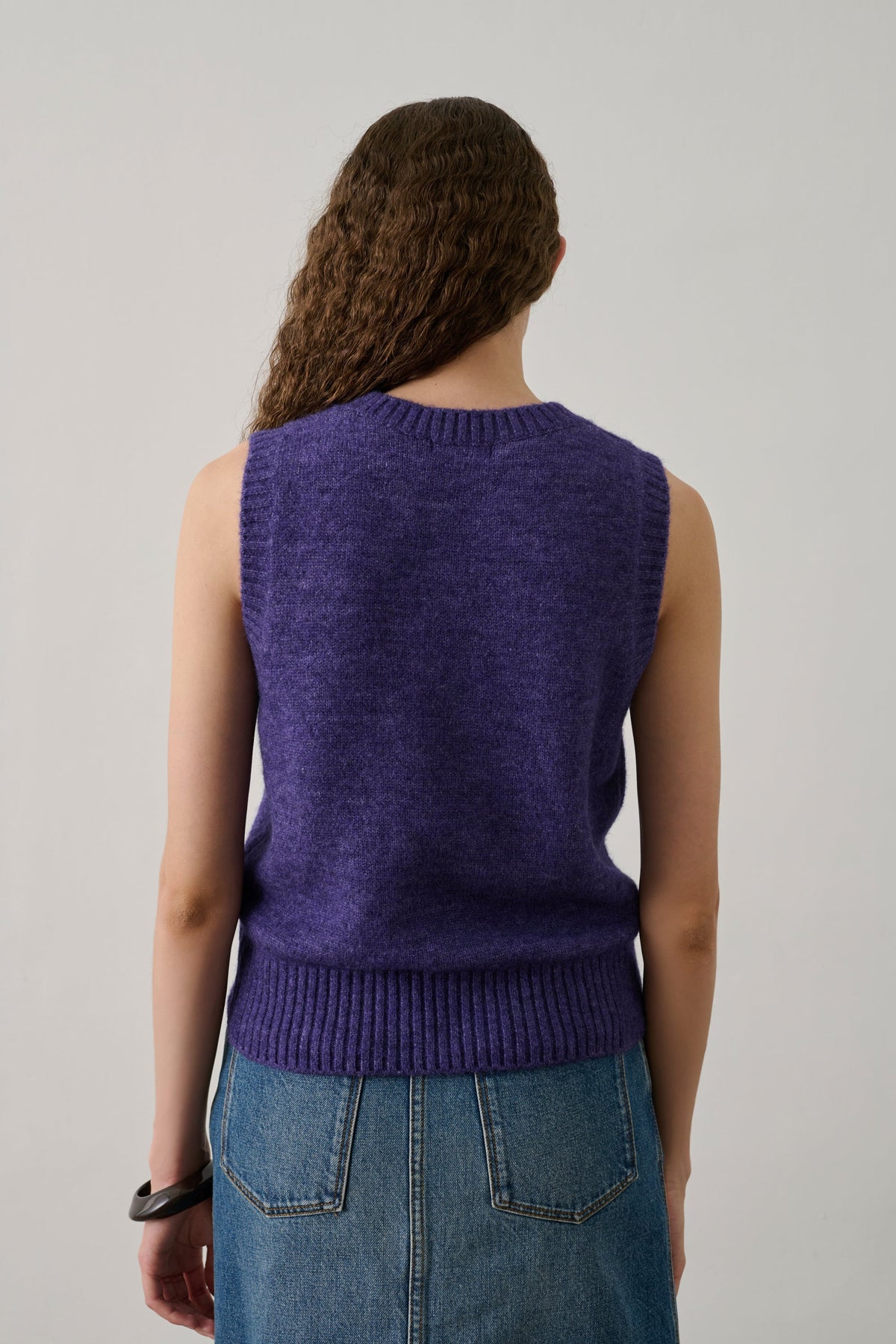 Pull en alpaga et laine