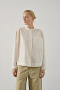 Chemise en popeline lavée