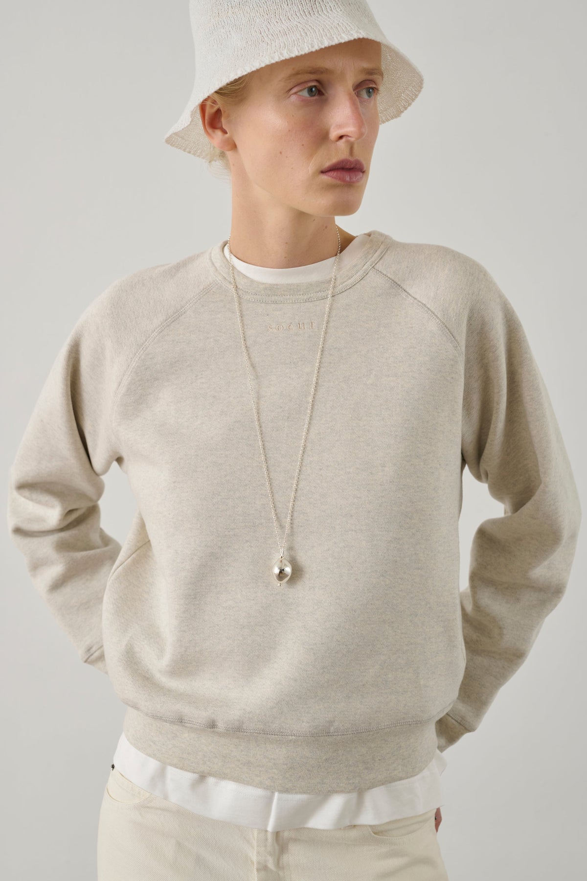 Sweatshirt en molleton