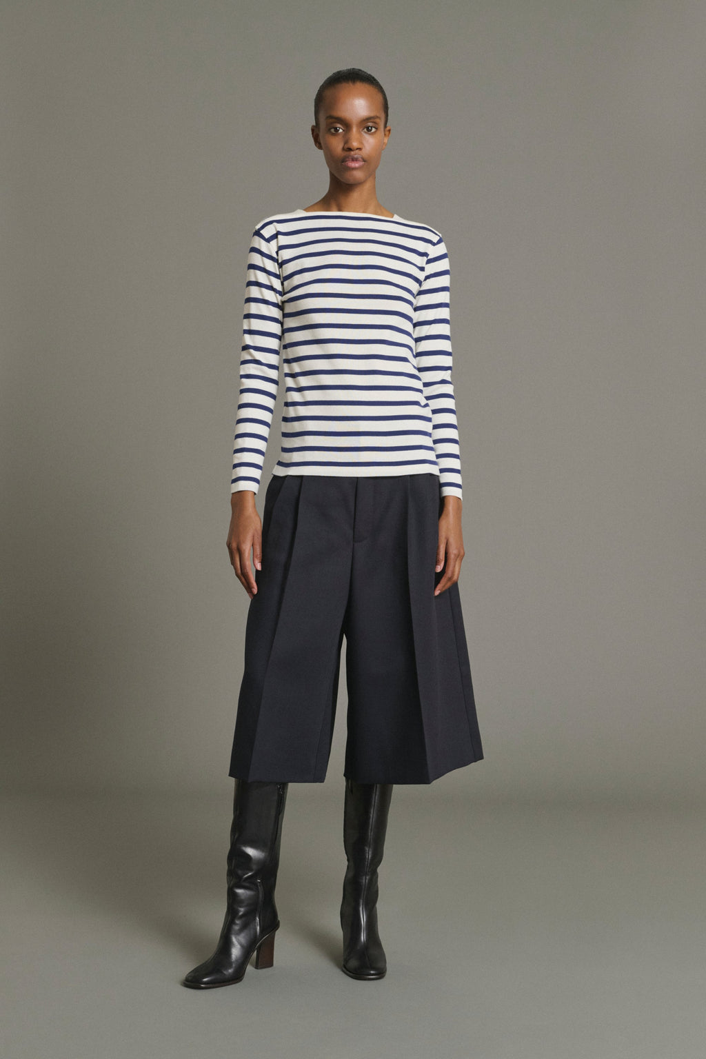 Tee-shirt marinière en coton