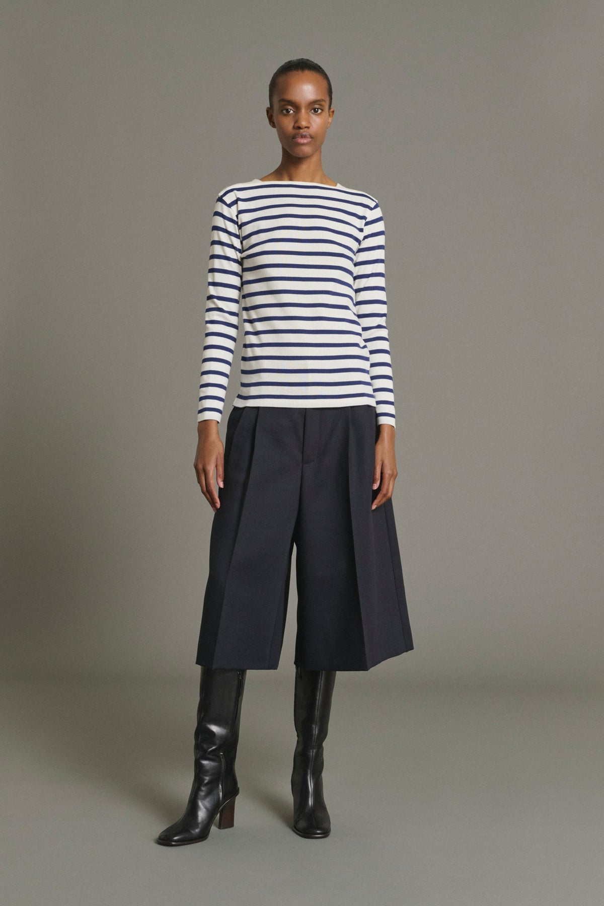 Tee-shirt marinière en coton