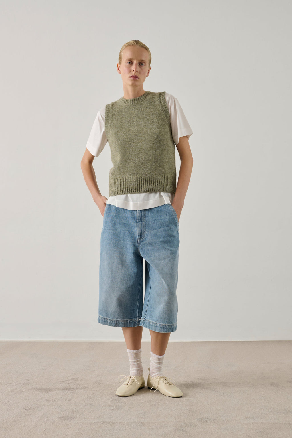 Pull en alpaga et laine