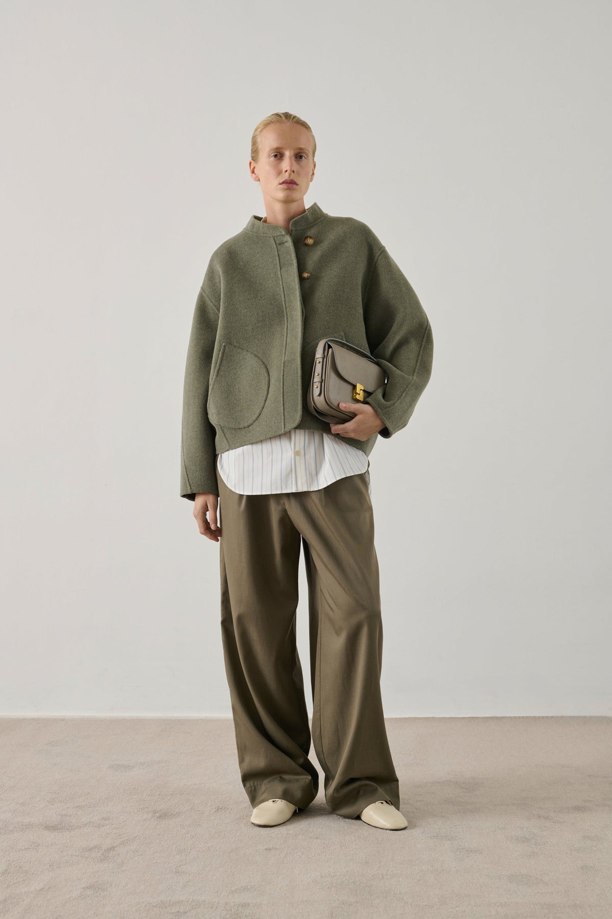 Pantalon en popeline
