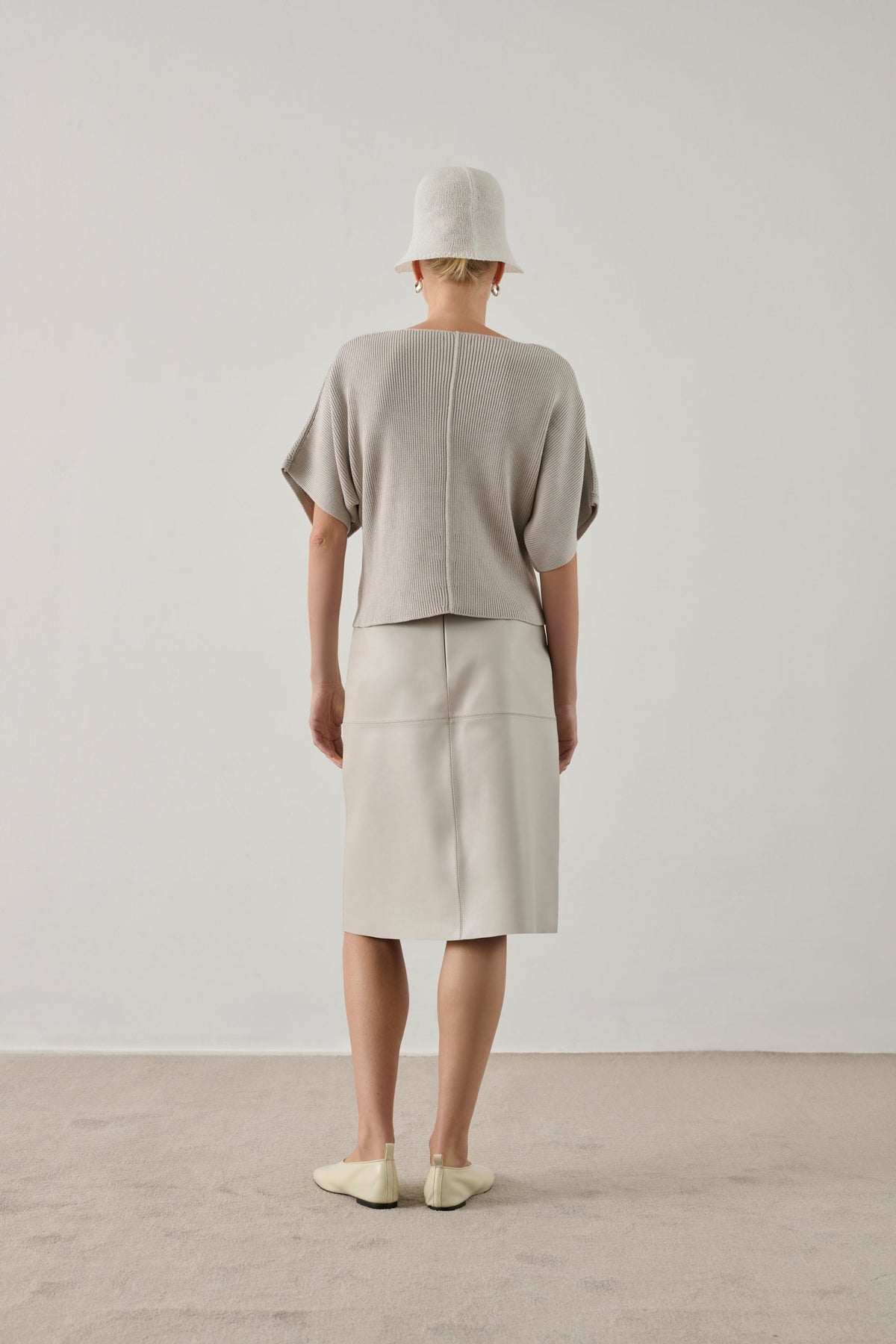Pull asymétrique en coton