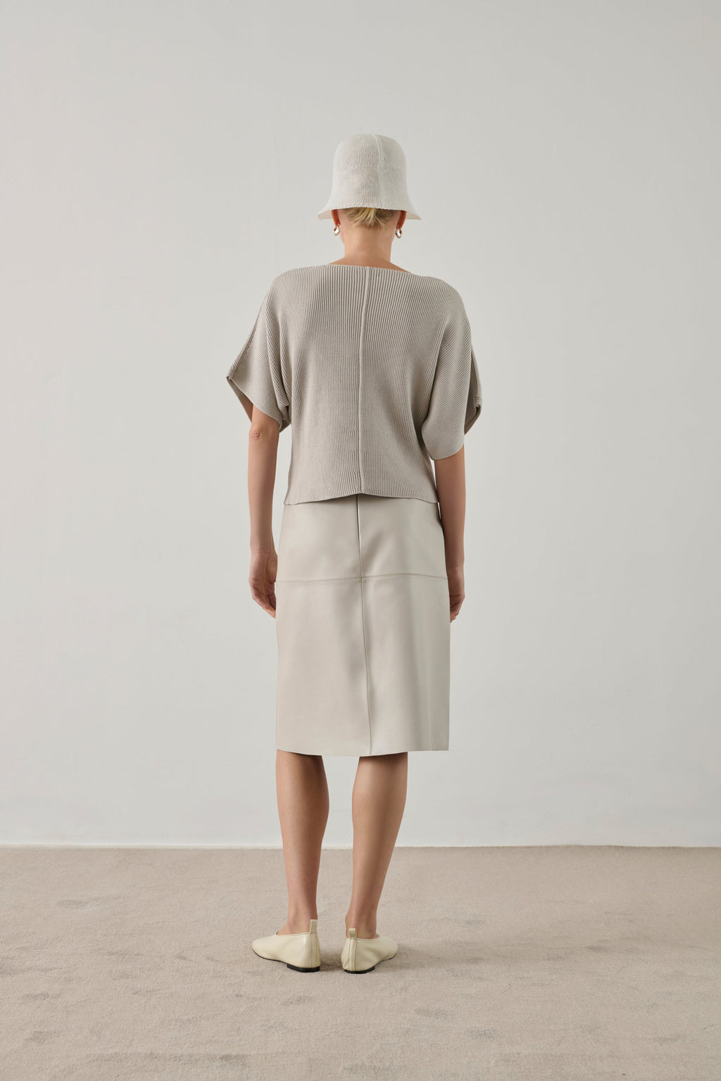 Pull asymétrique en coton