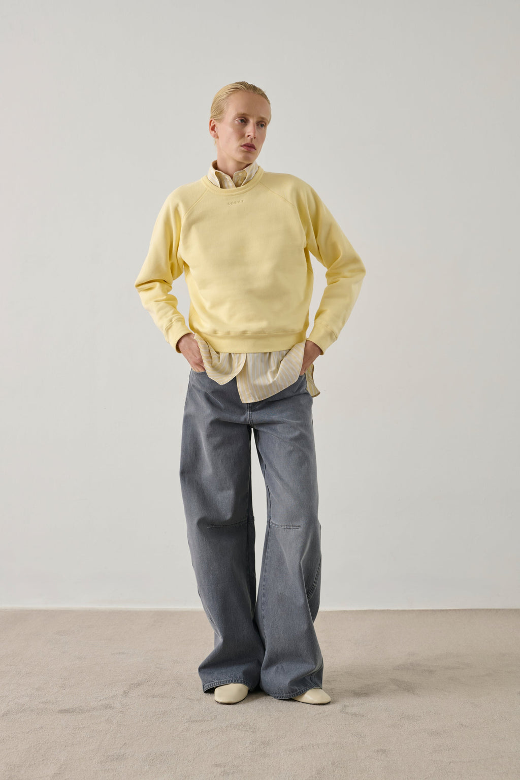 Sweatshirt en molleton
