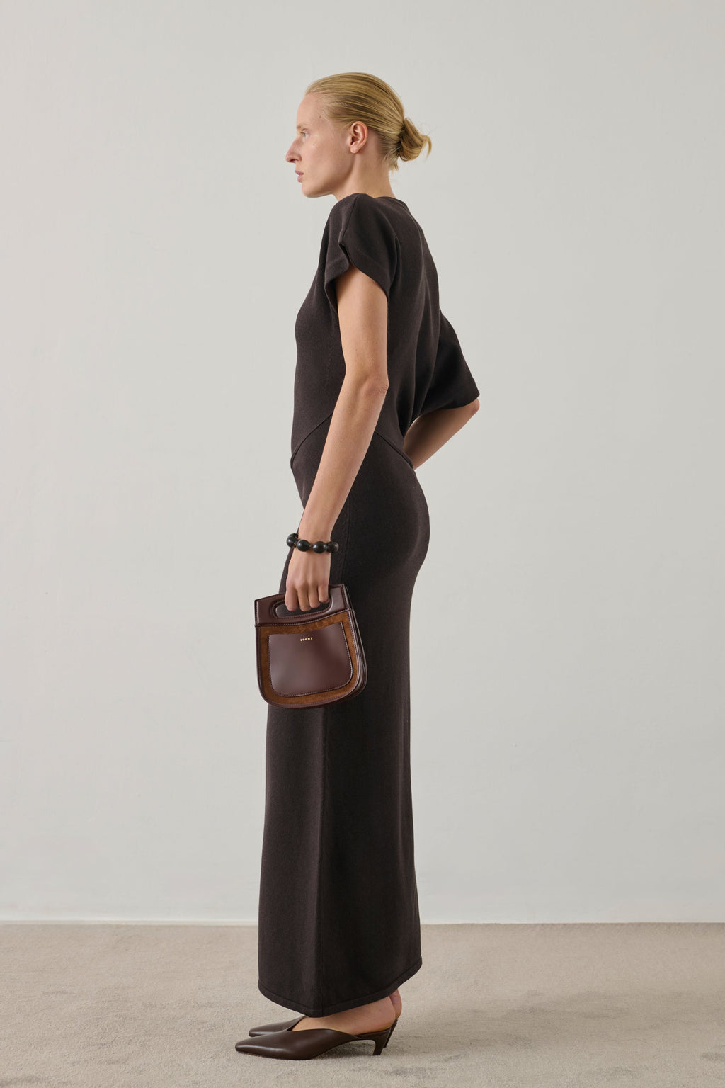 Sac en cuir effet lézard