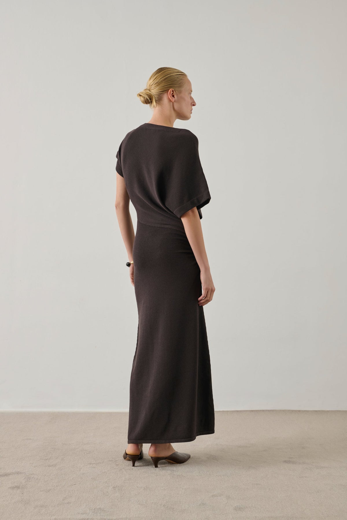 Robe asymétrique en coton