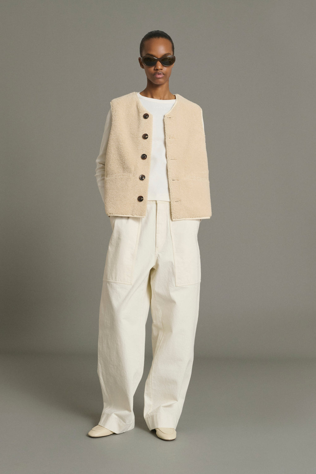 Blouson en fausse fourrure