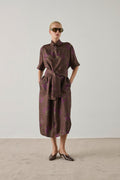 Robe en twill de soie