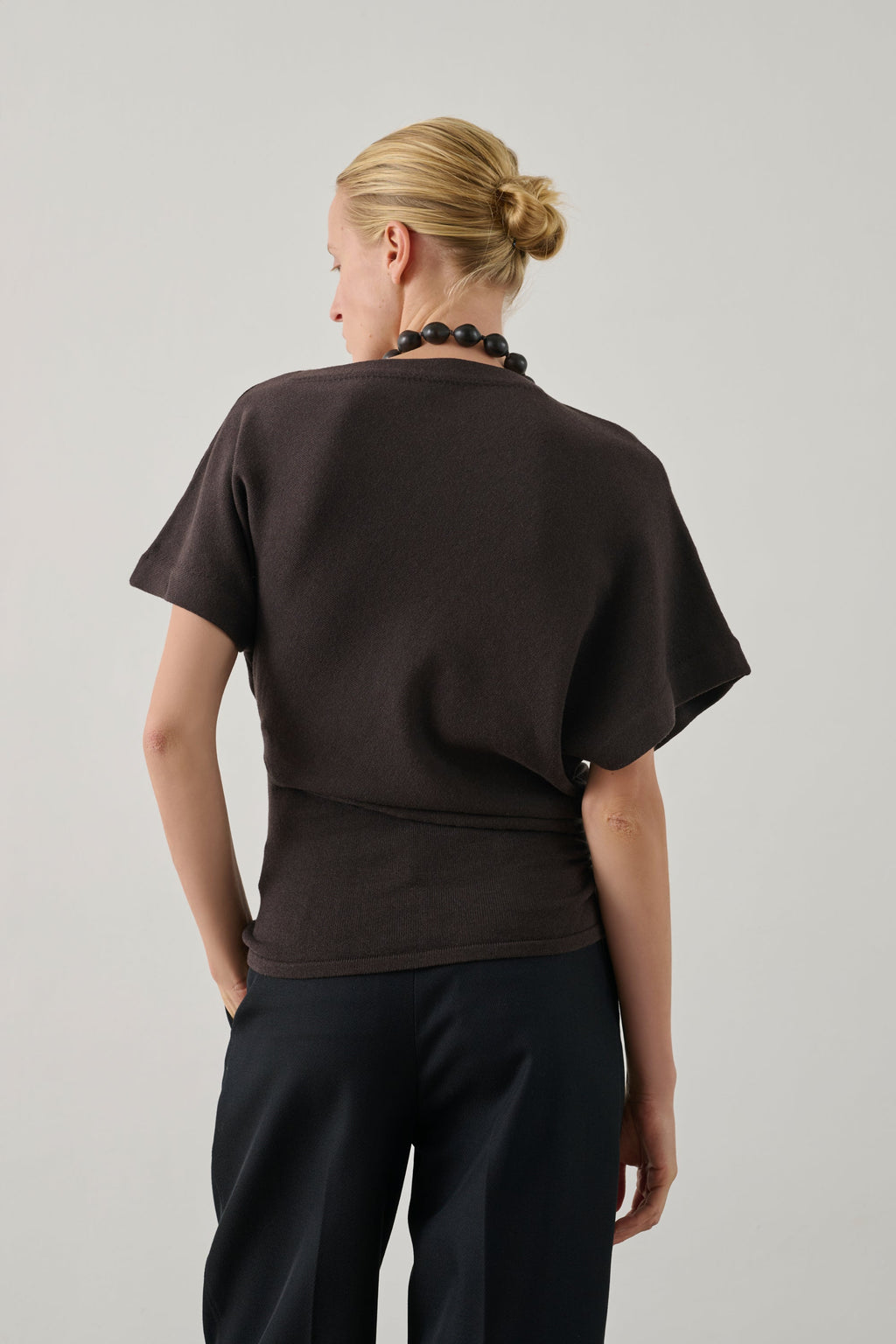 Pull asymétrique en coton