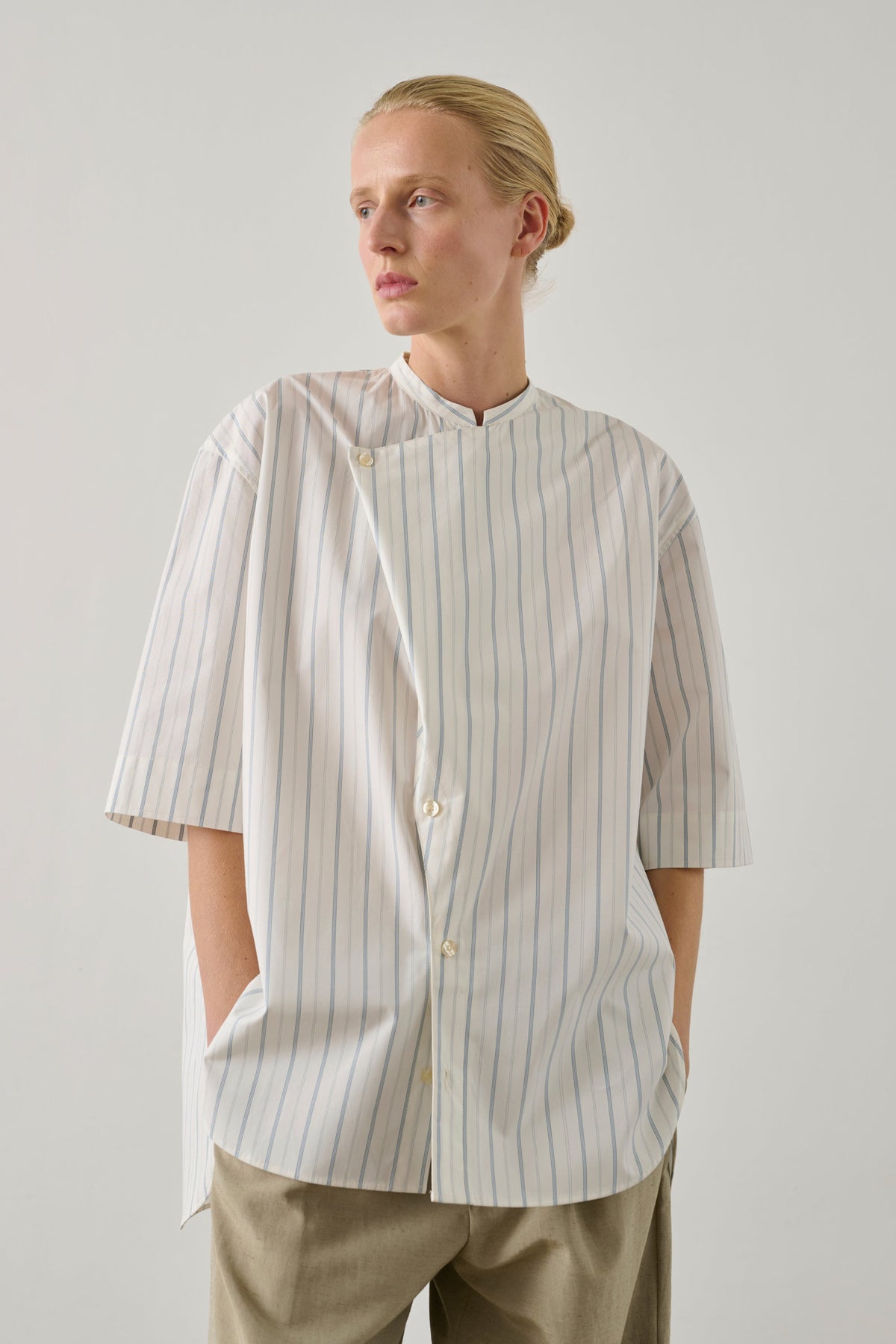 Blouse en popeline