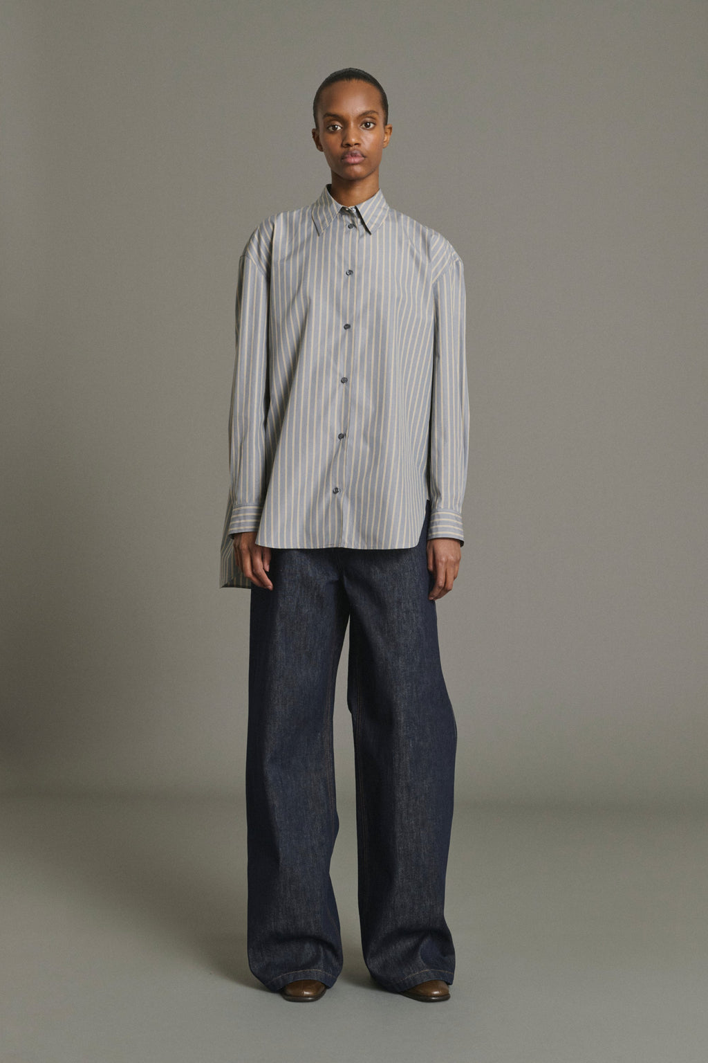 Chemise oversize à rayures