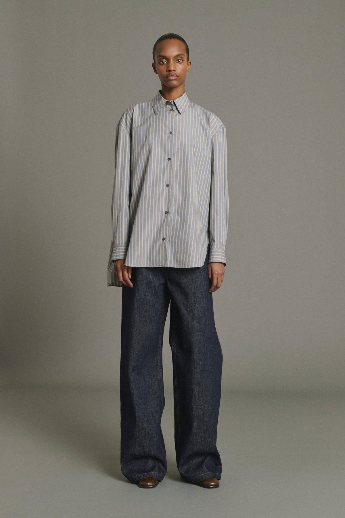 Chemise oversize à rayures
