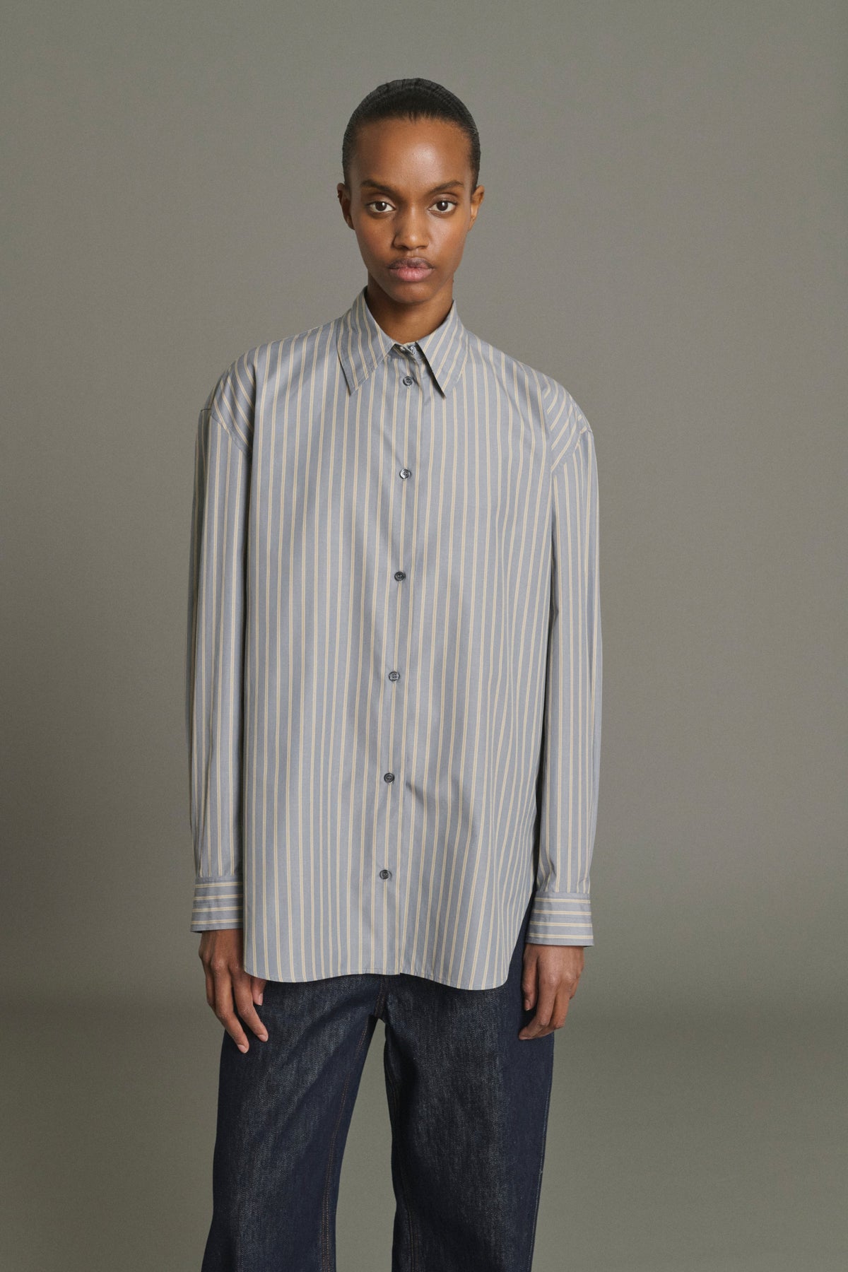 Chemise oversize à rayures