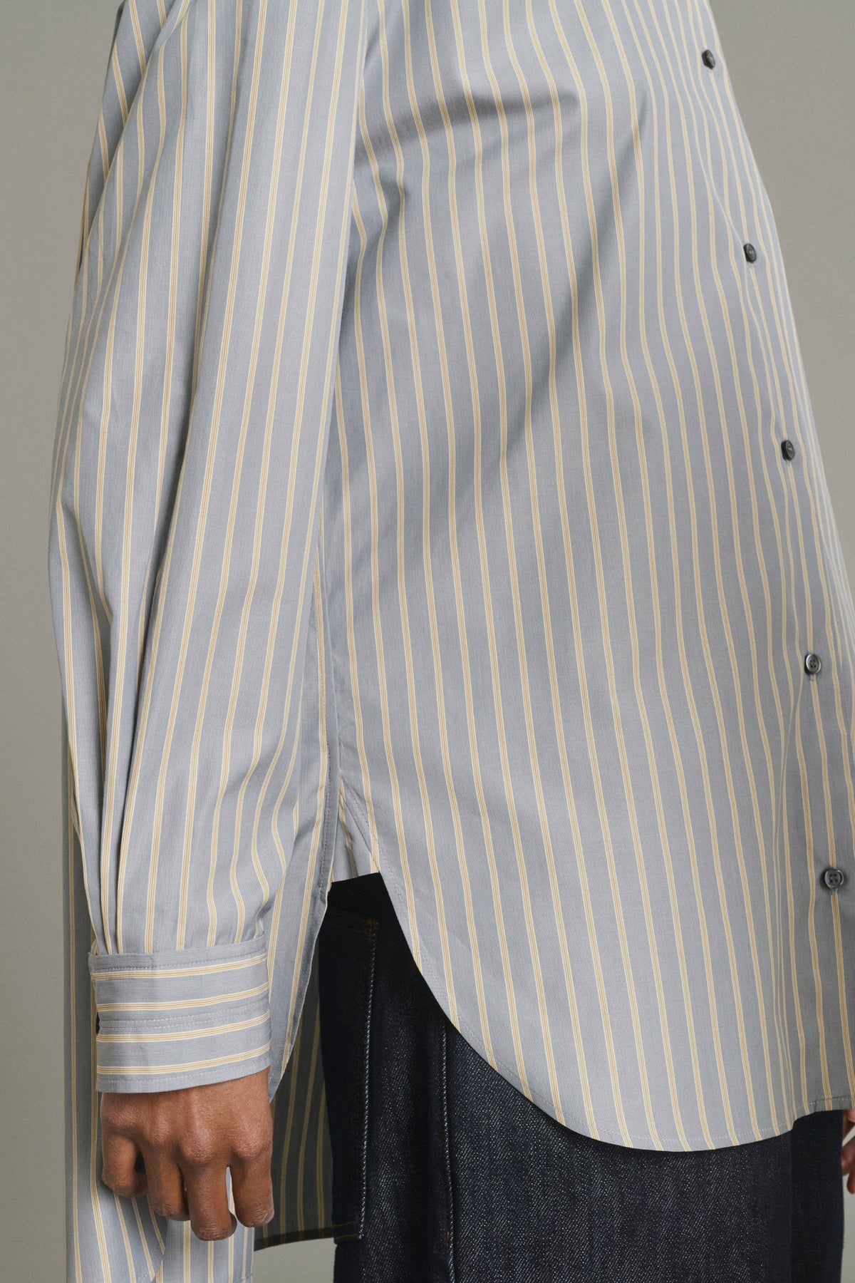 Chemise oversize à rayures