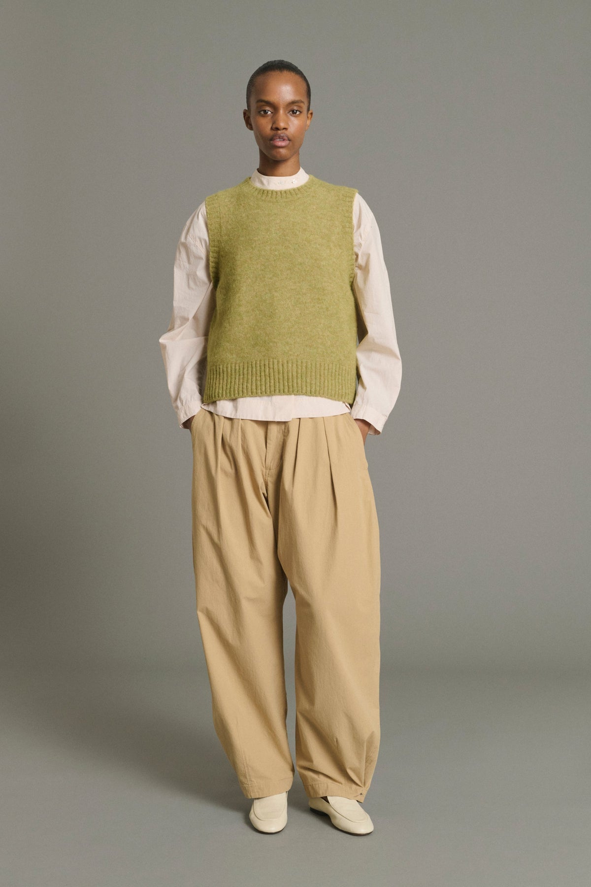 Pull en alpaga et laine