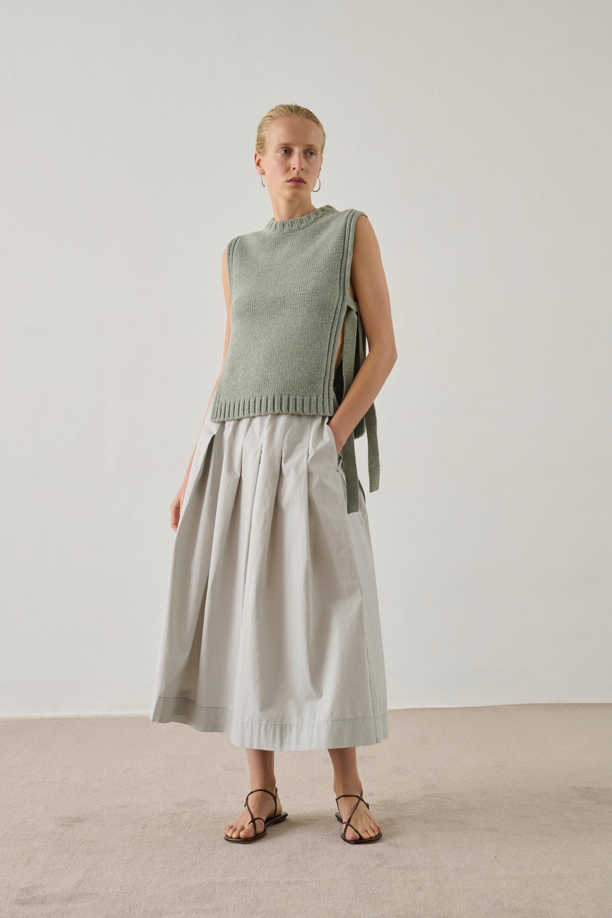 Pull col rond en laine