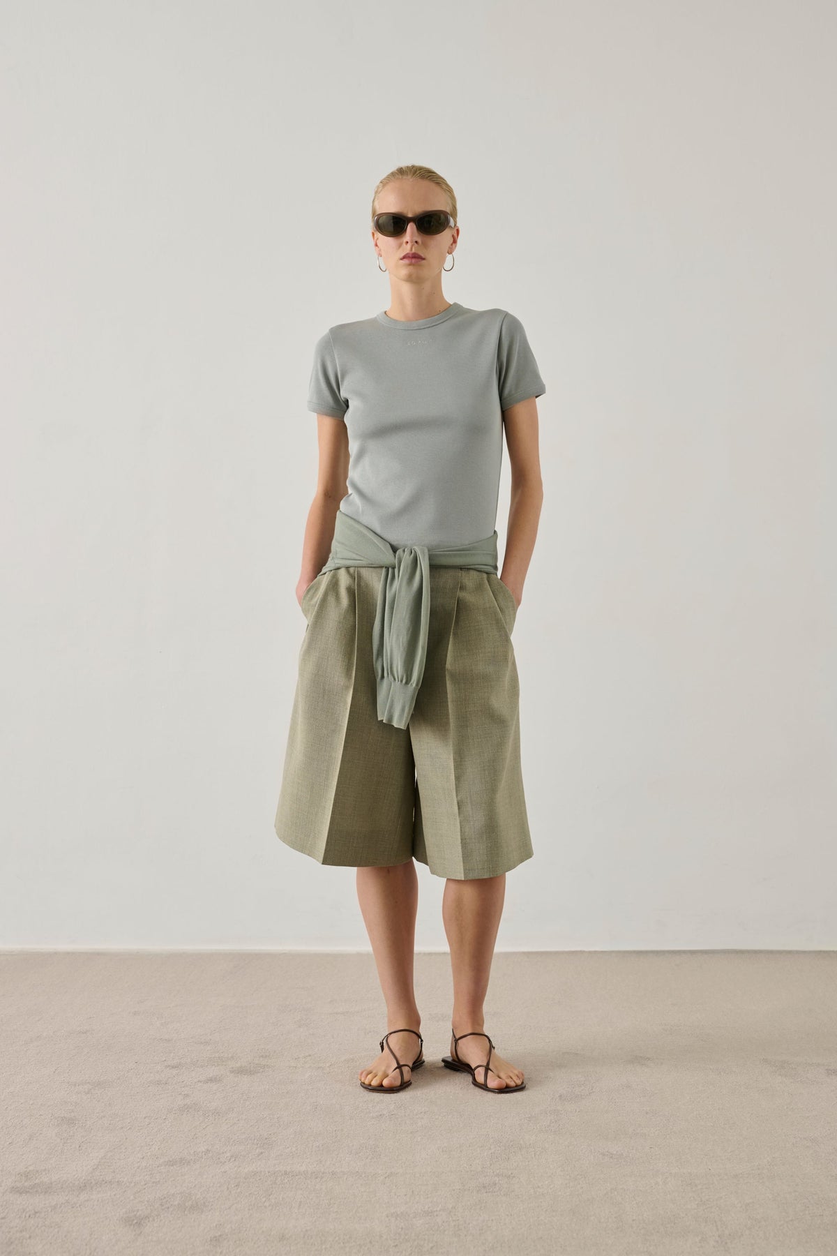 Tee-shirt brodé en coton