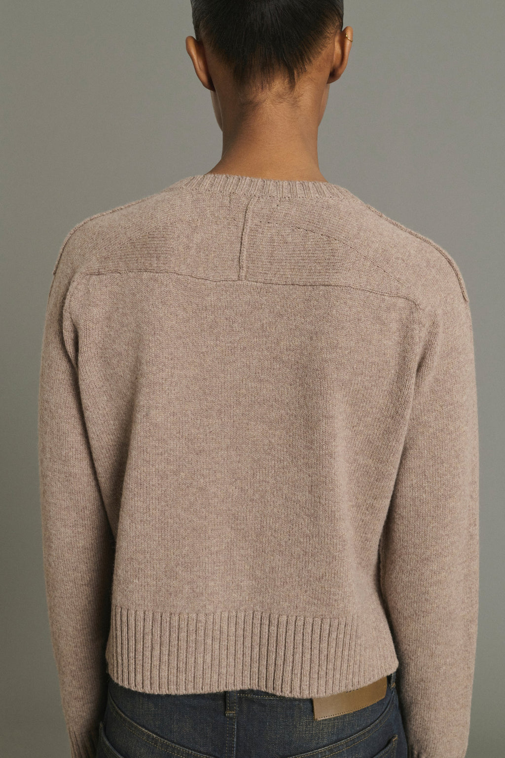 Cardigan boutonné en laine