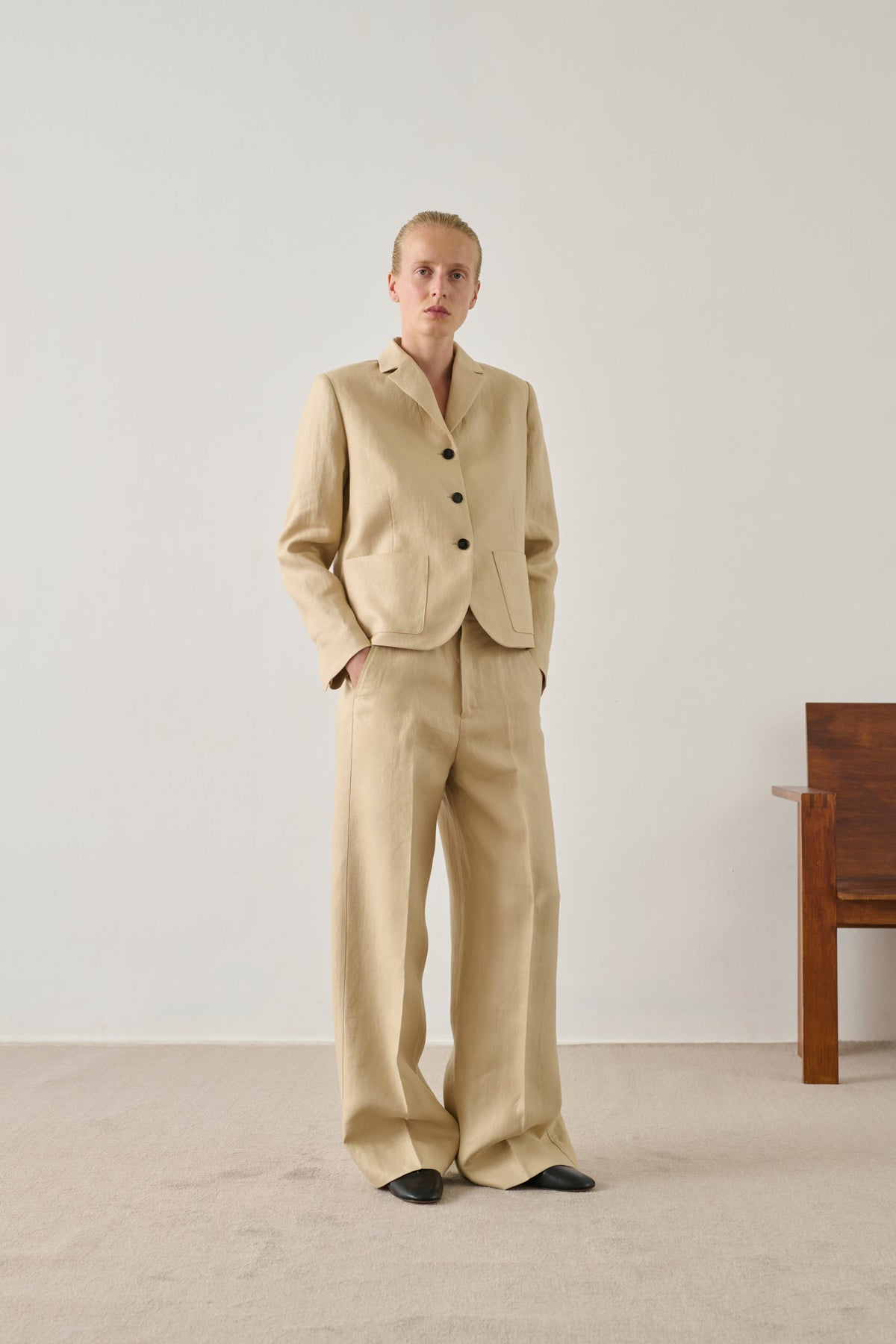 Pantalon de tailleur fluide