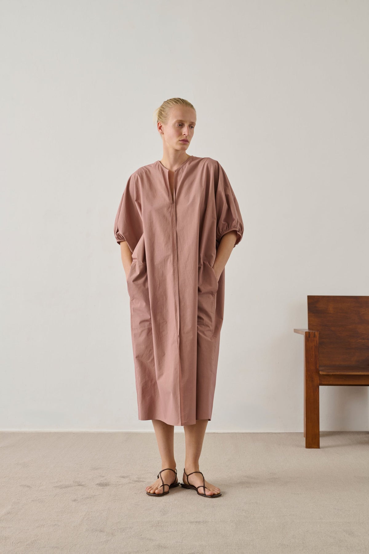 Robe ample en toile