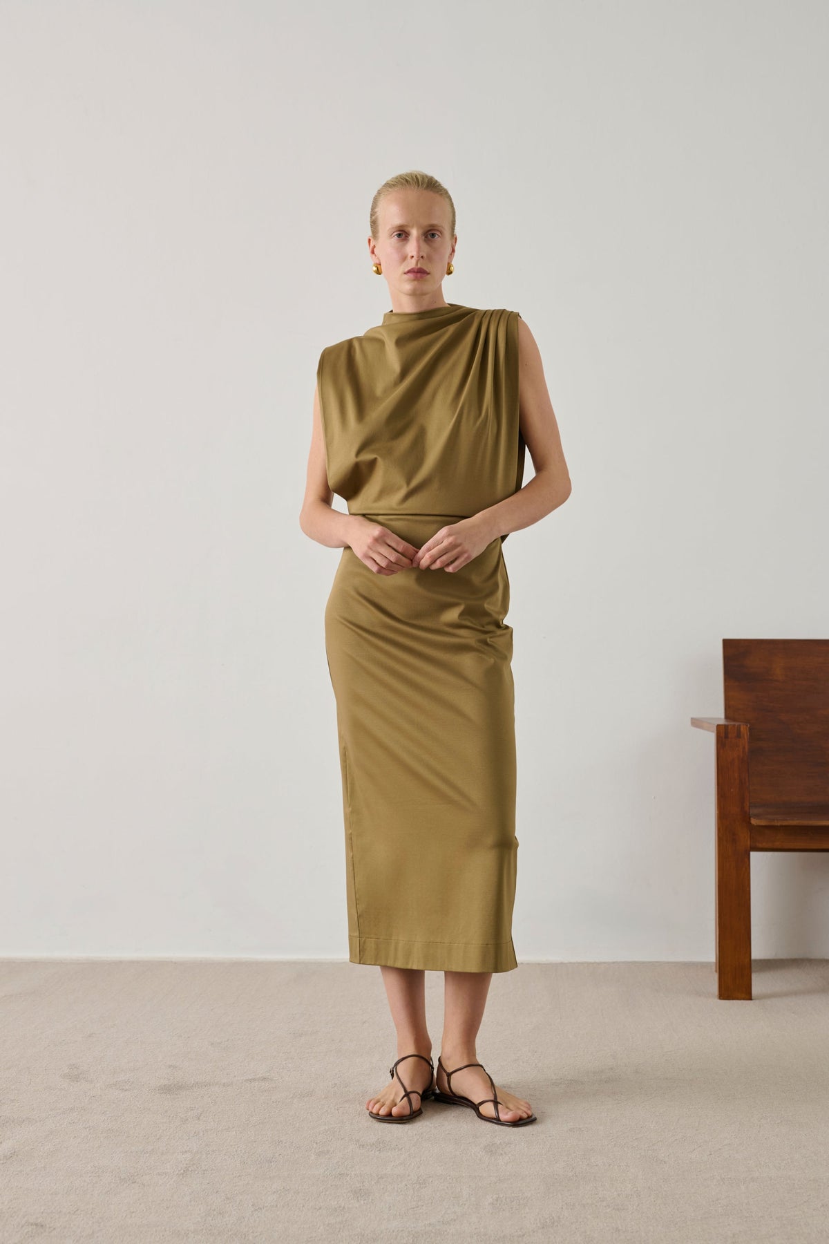 Robe drapée
