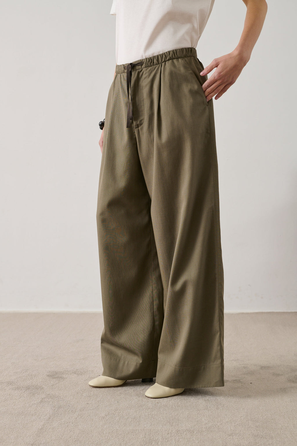 Pantalon en coton fluide