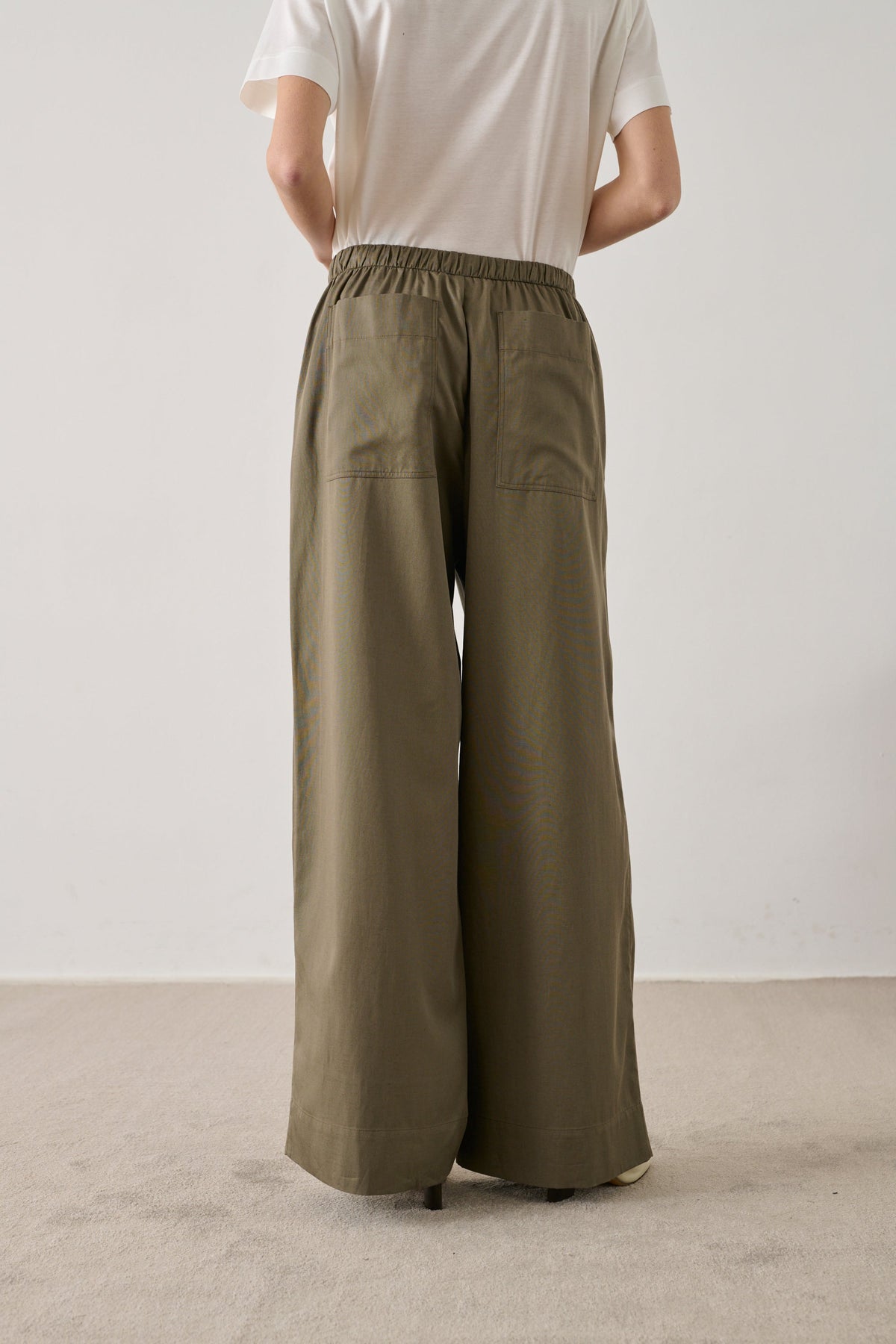 Pantalon en popeline