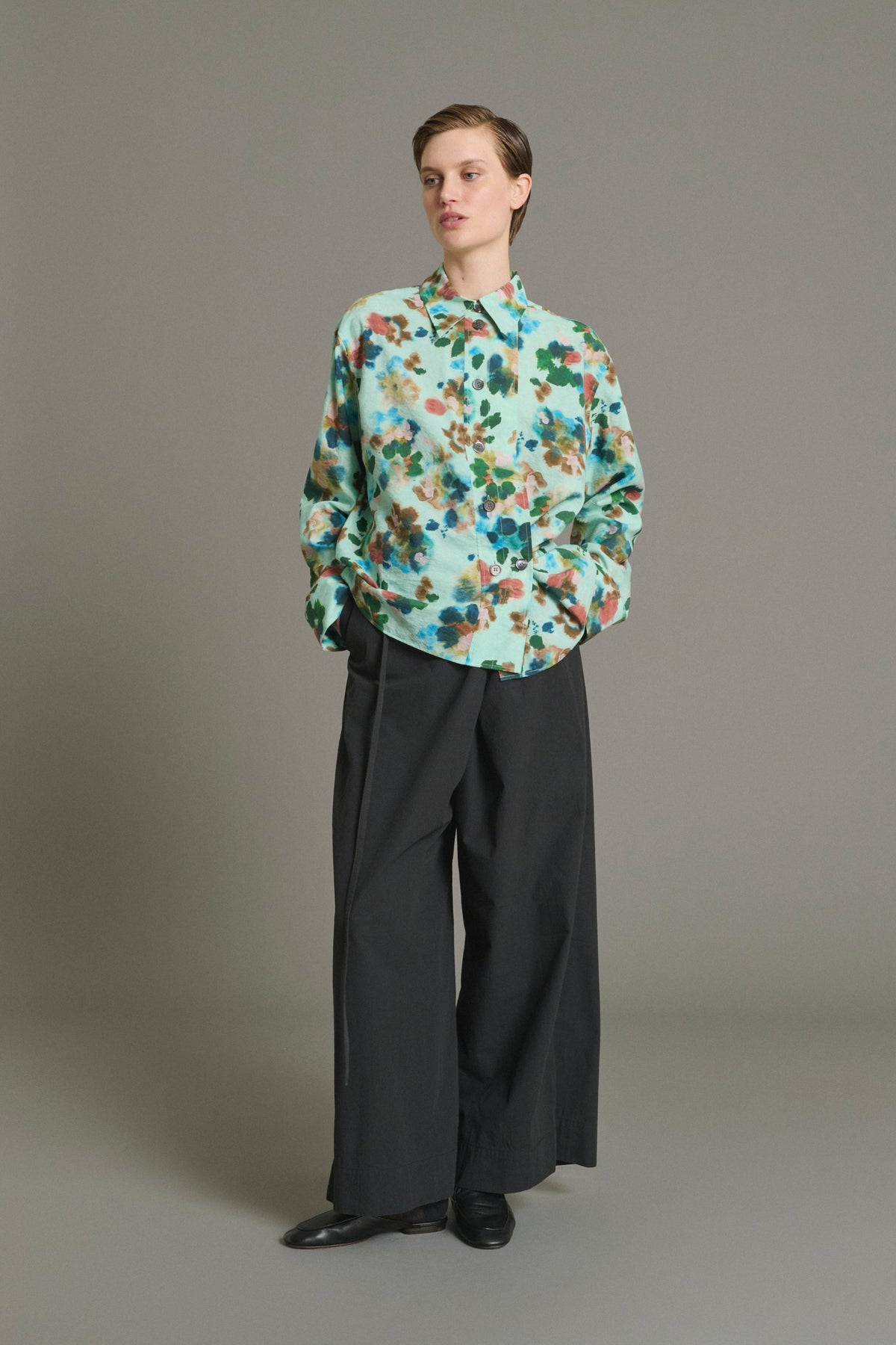 Pantalon portefeuille en coton léger