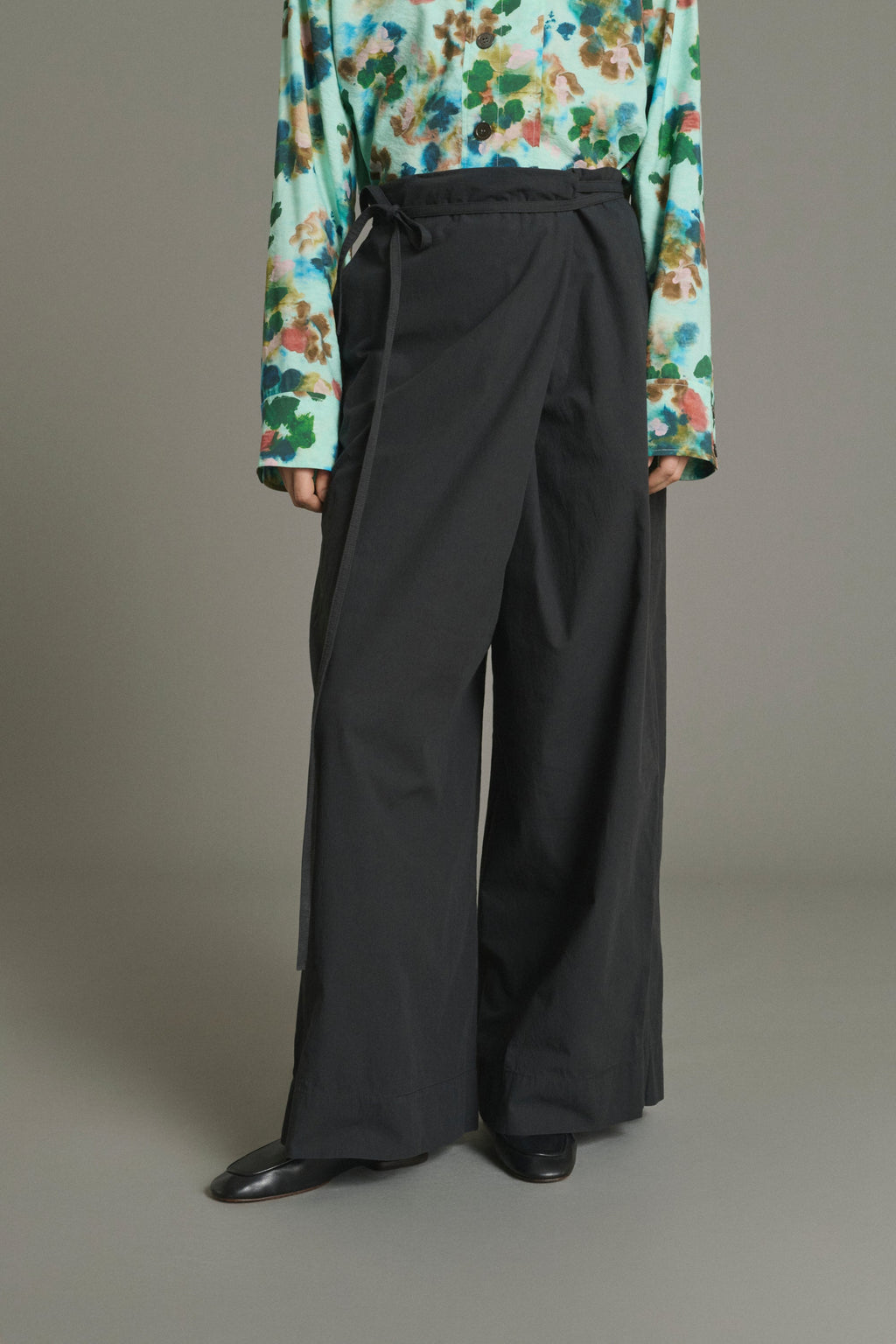 Pantalon portefeuille en coton léger