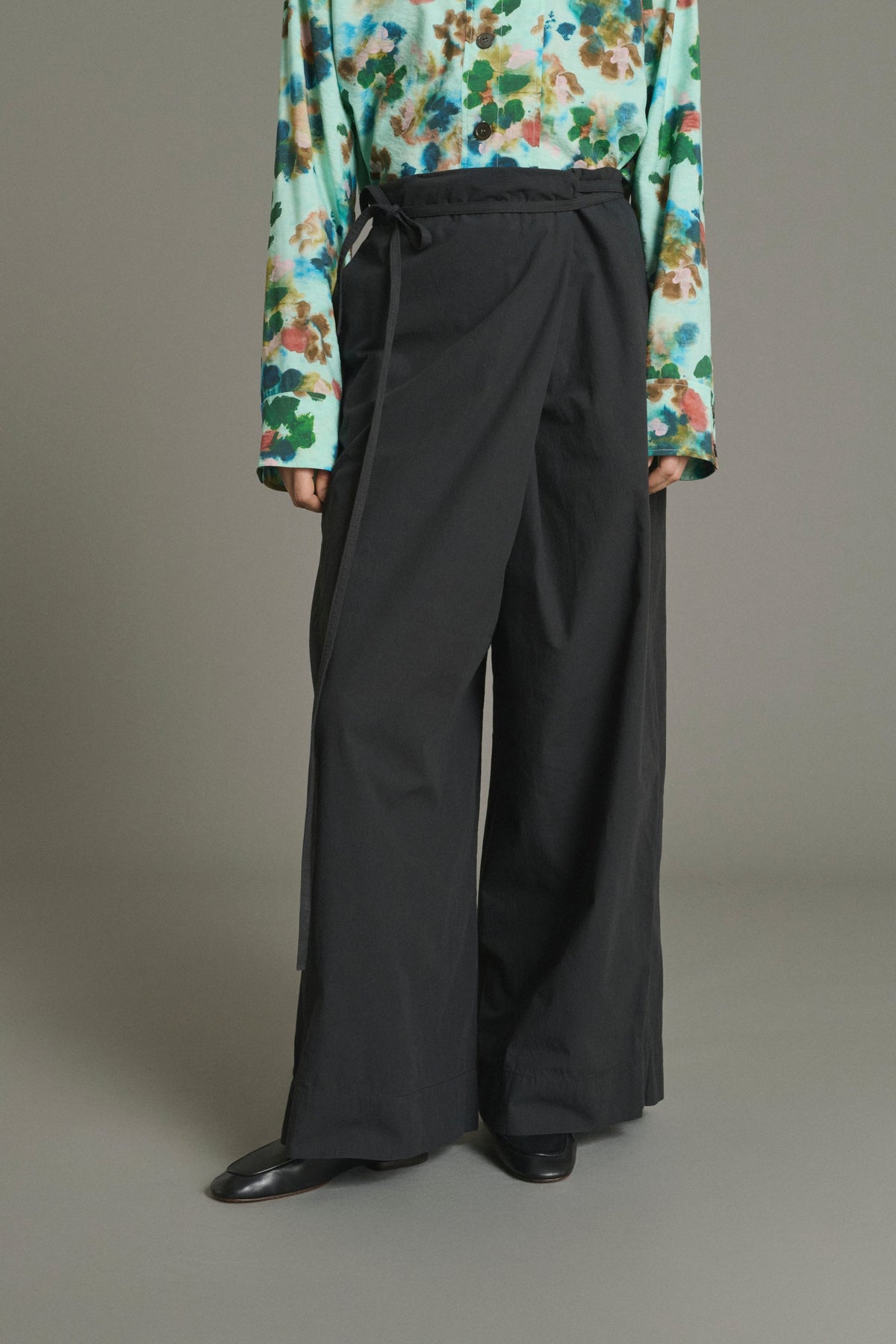 Pantalon portefeuille en coton léger