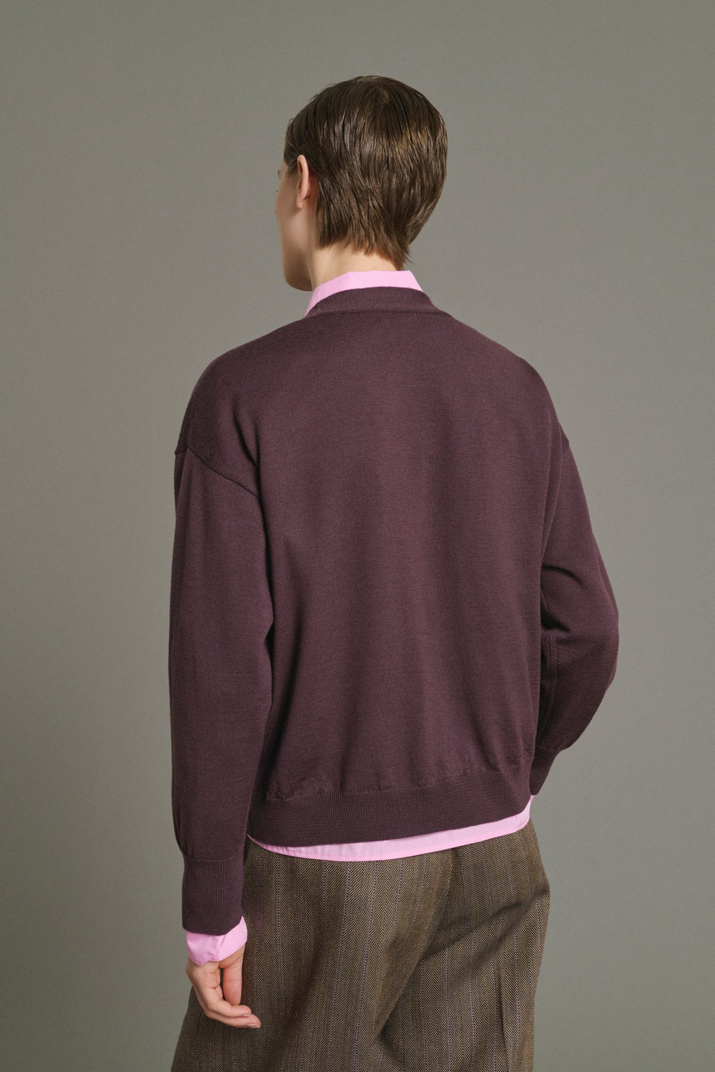 Cardigan en laine mérinos