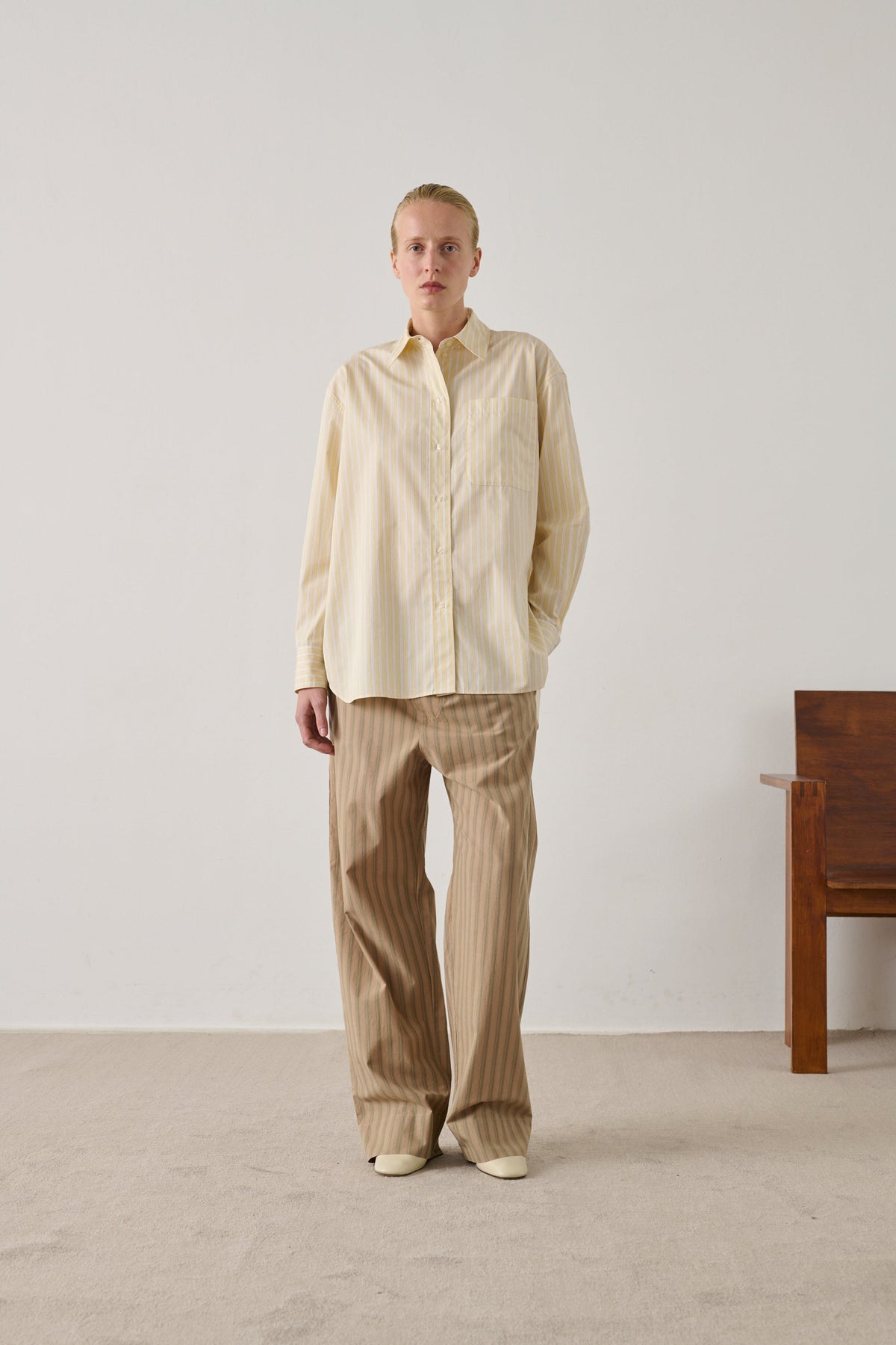 Chemise oversize à poche
