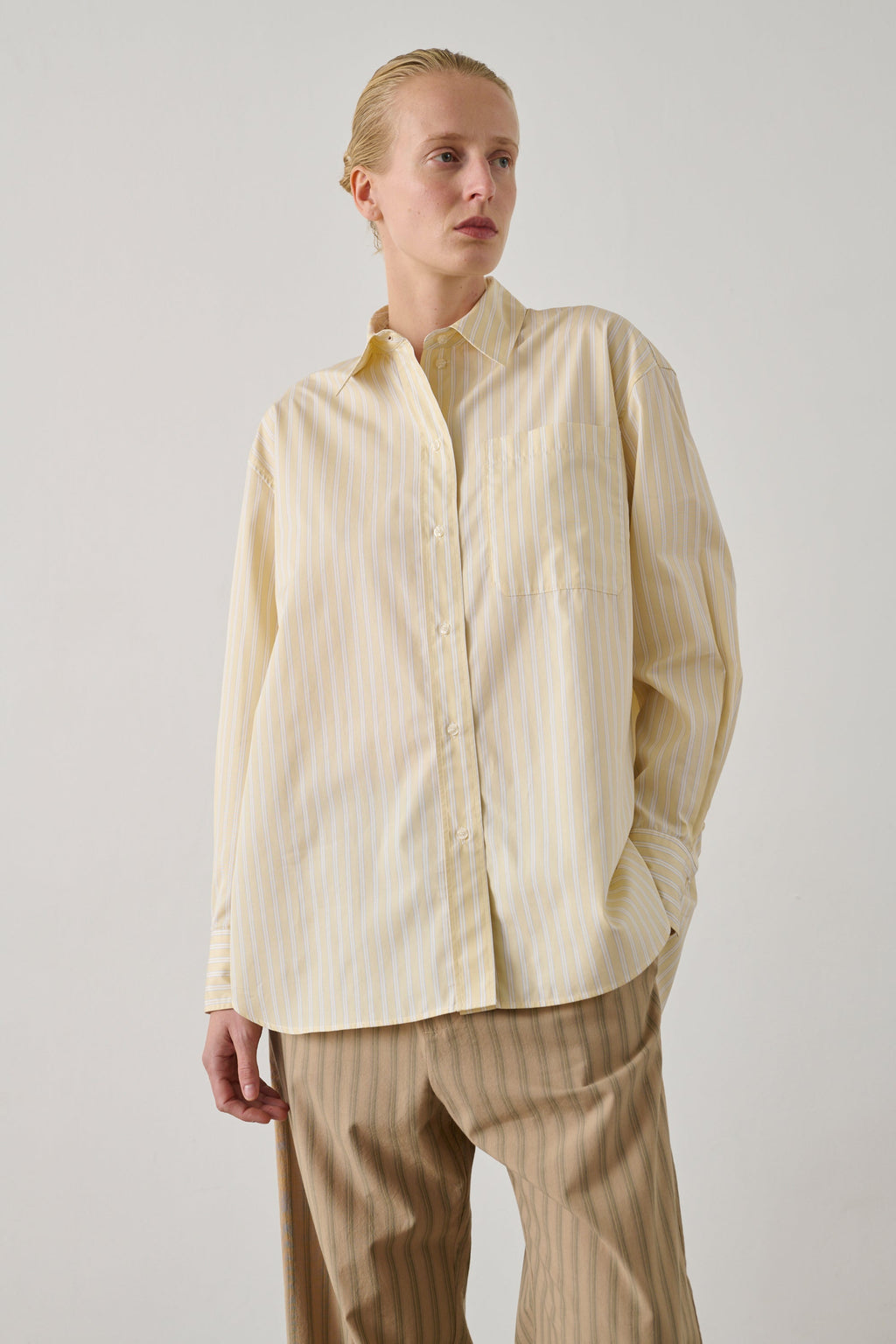 Chemise oversize à poche