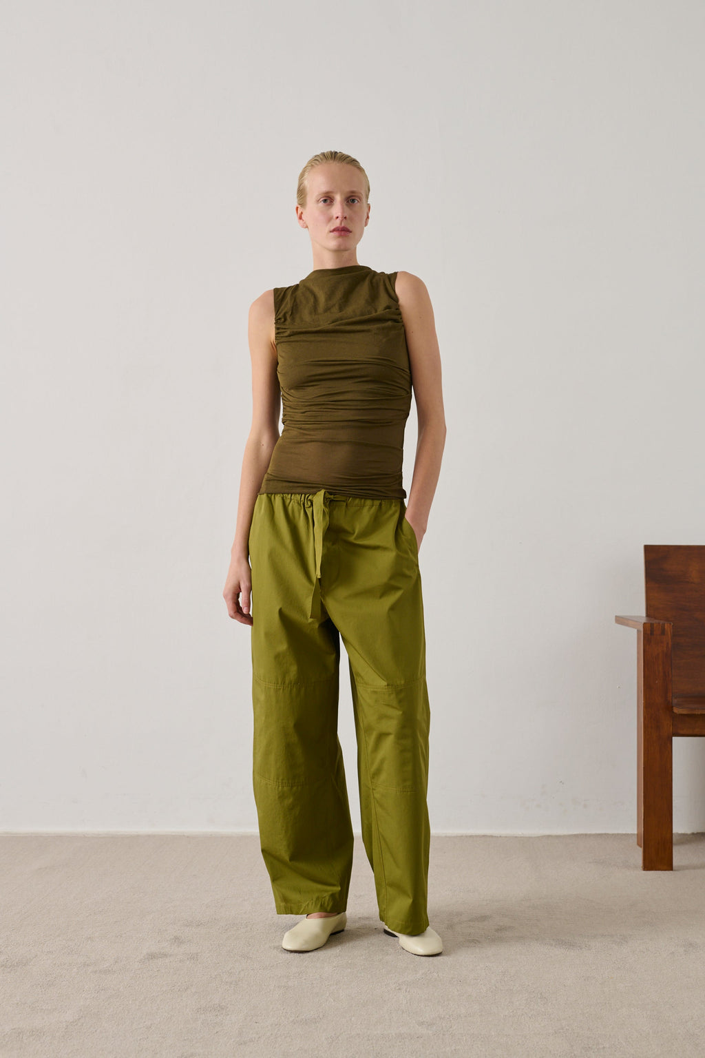 Pantalon en toile