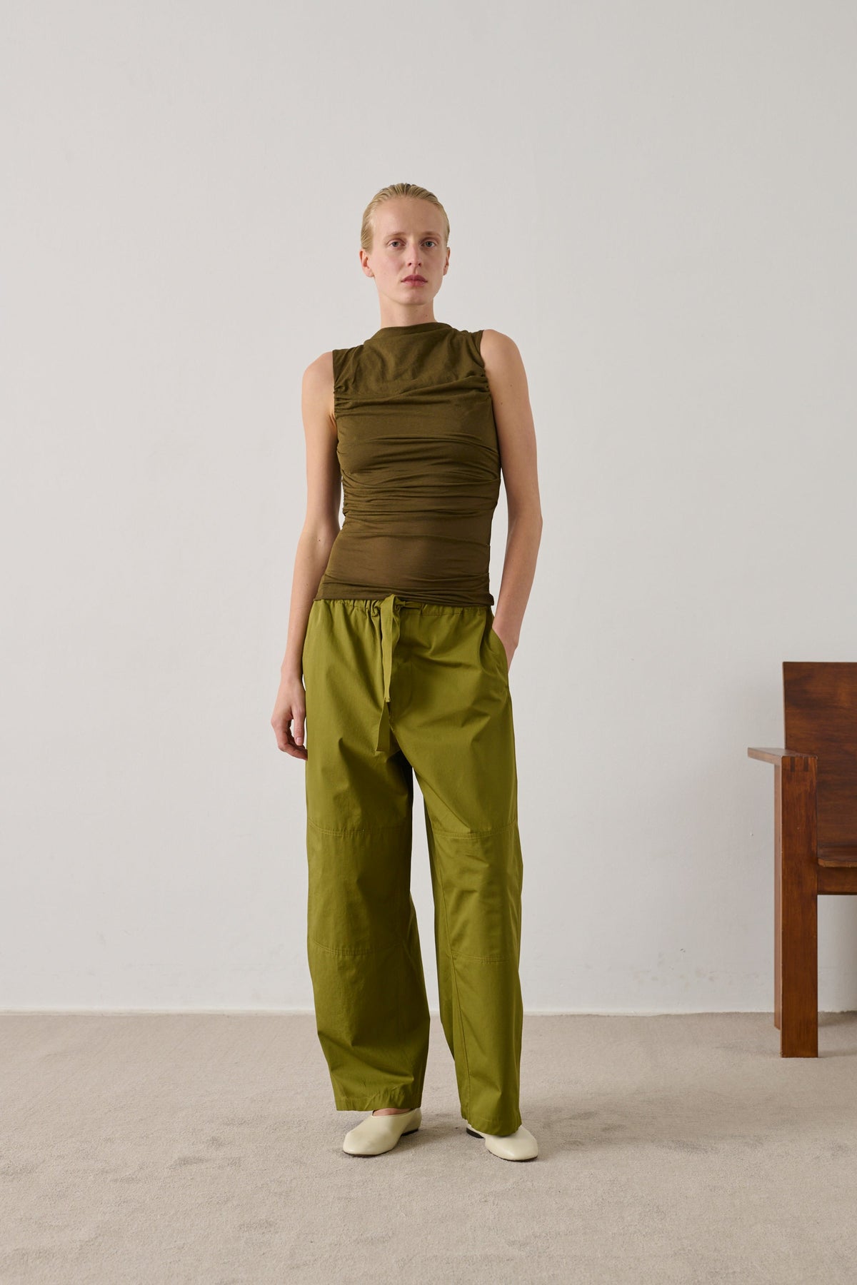 Pantalon en toile