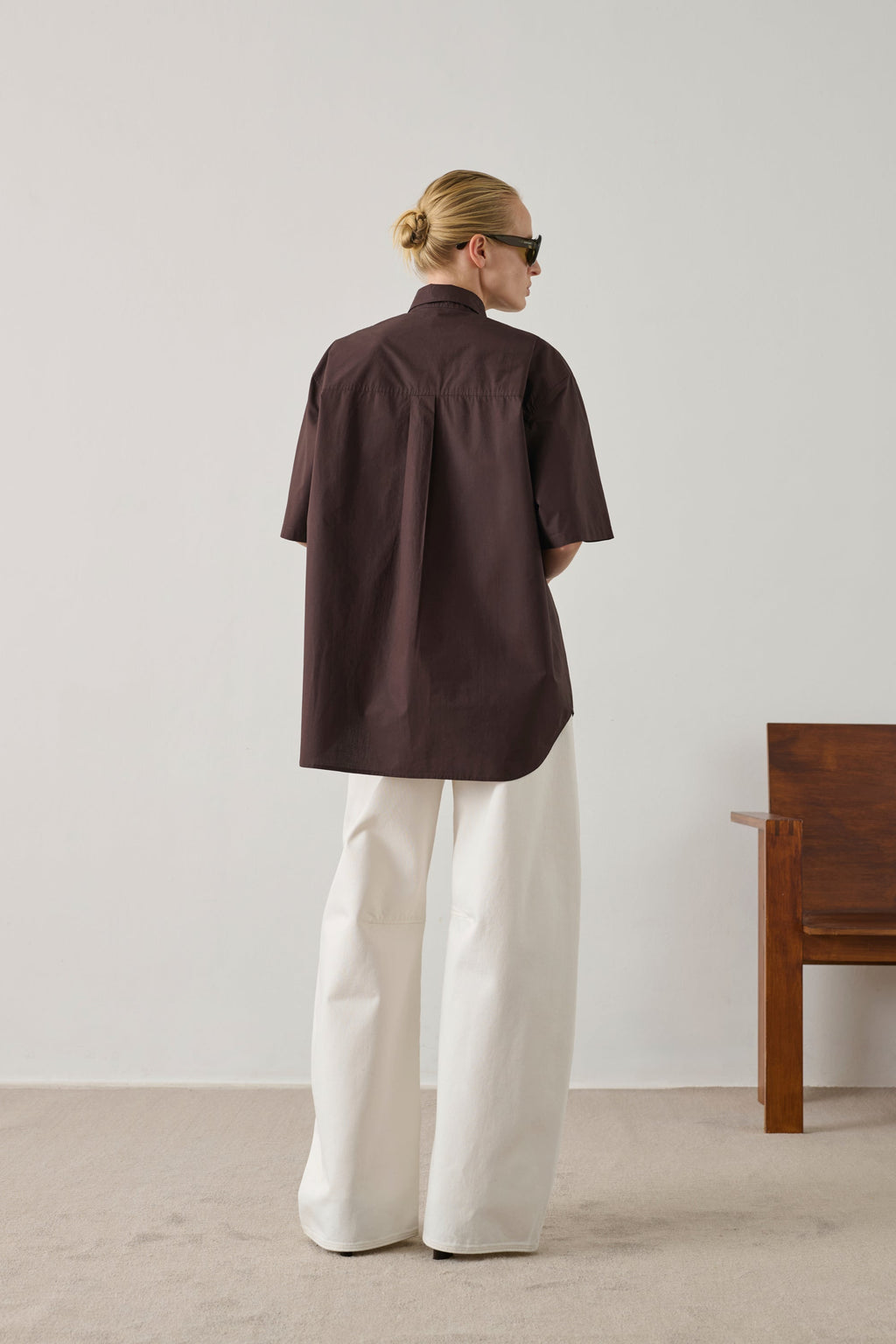 Chemise manches courtes en coton