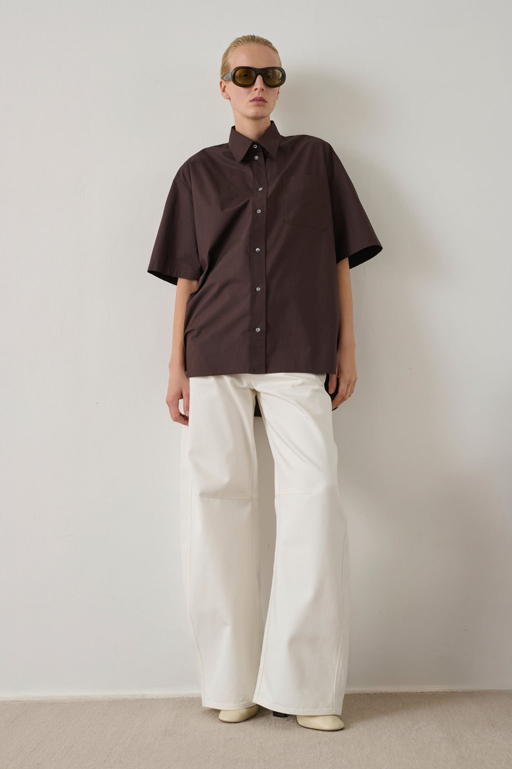 Chemise manches courtes en coton