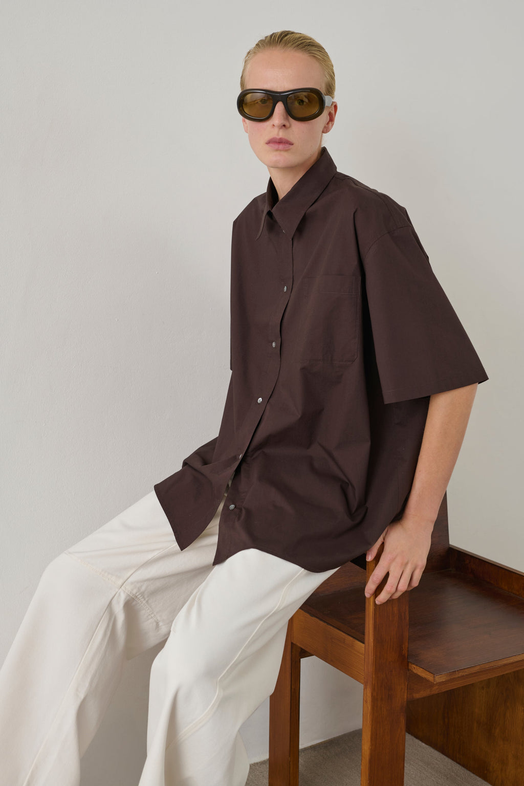 Chemise manches courtes en coton