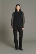 Plastron en laine compacte