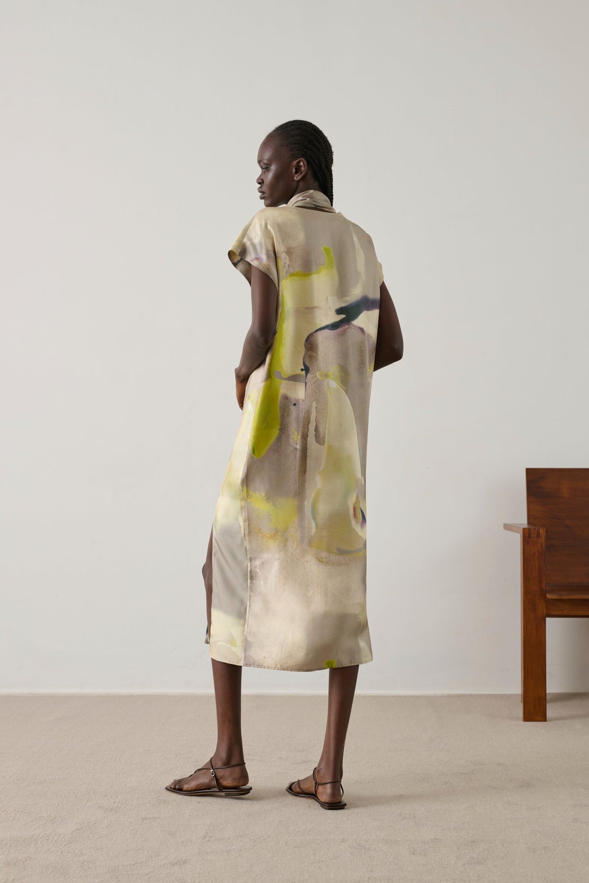 Robe en soie