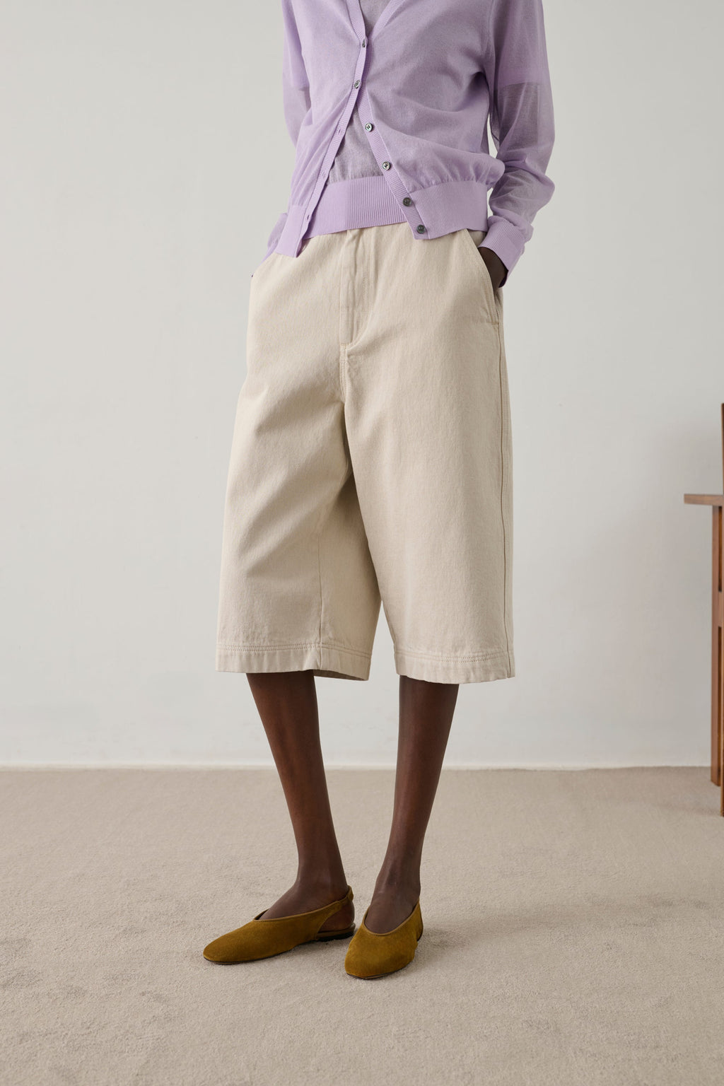 Bermuda en denim